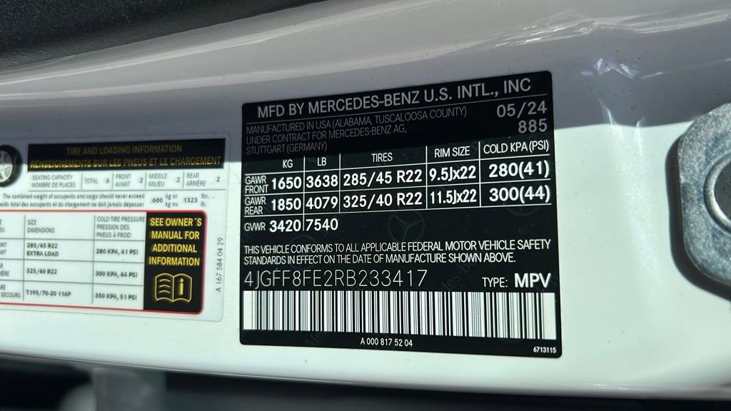 Used 2024 Mercedes-Benz GLS 580 4MATIC w/ Warmth & Comfort Package image 60