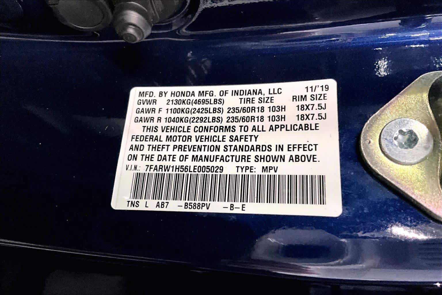 Used 2020 Honda CR-V EX image 36