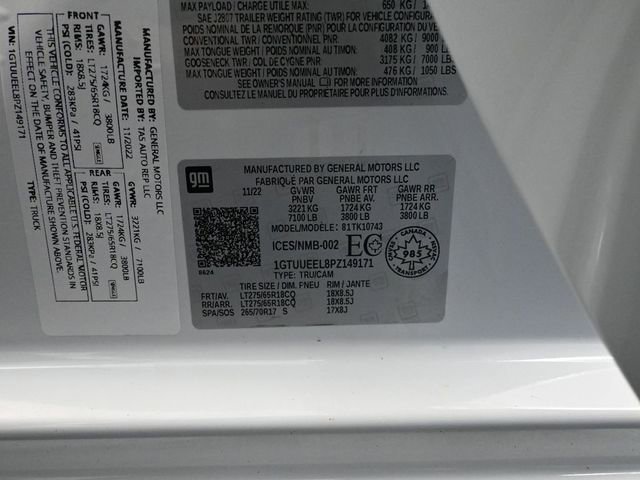 Used 2023 GMC Sierra 1500 AT4 w/ AT4 Preferred Package image 59