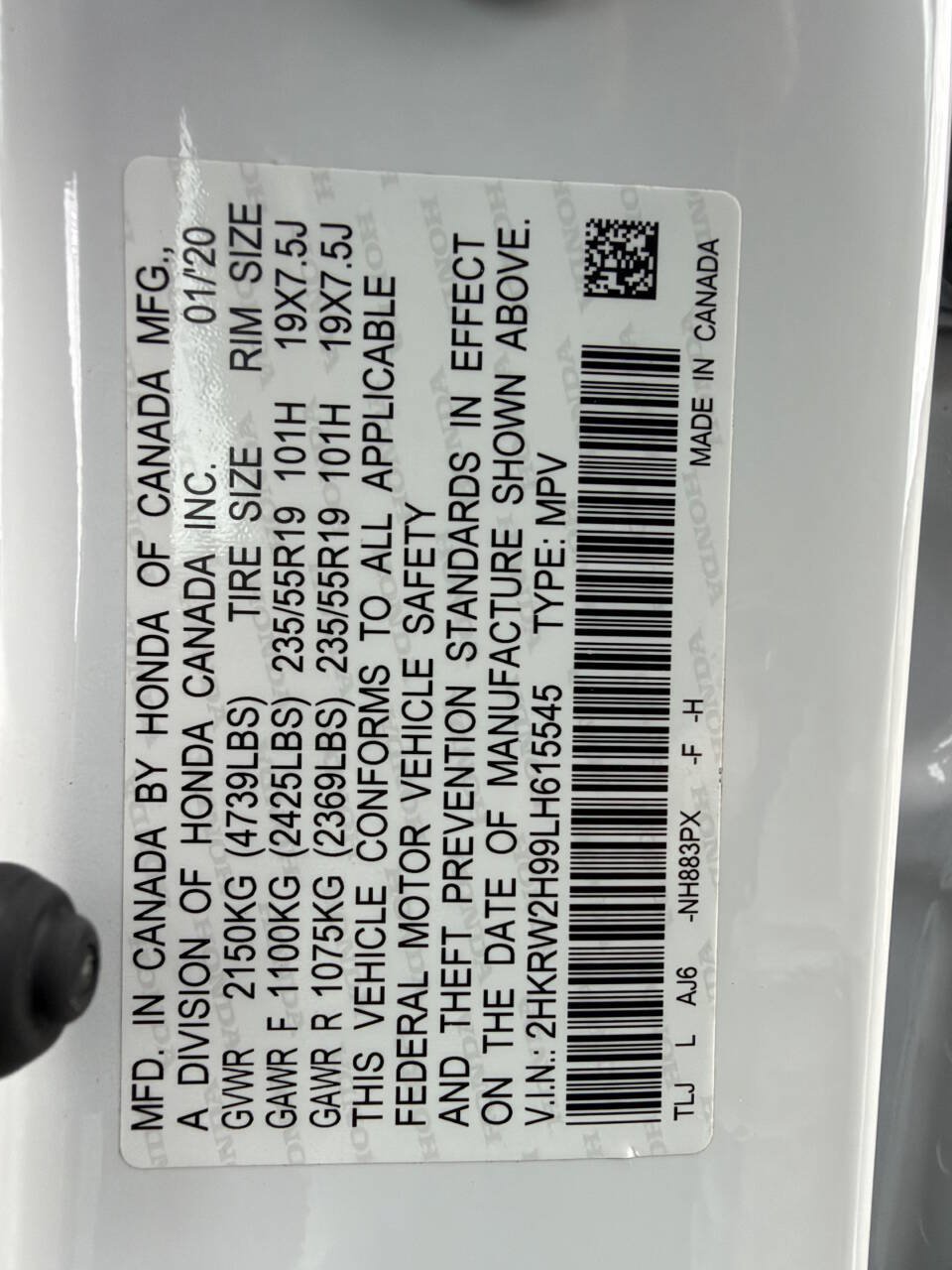 Used 2020 Honda CR-V Touring image 28