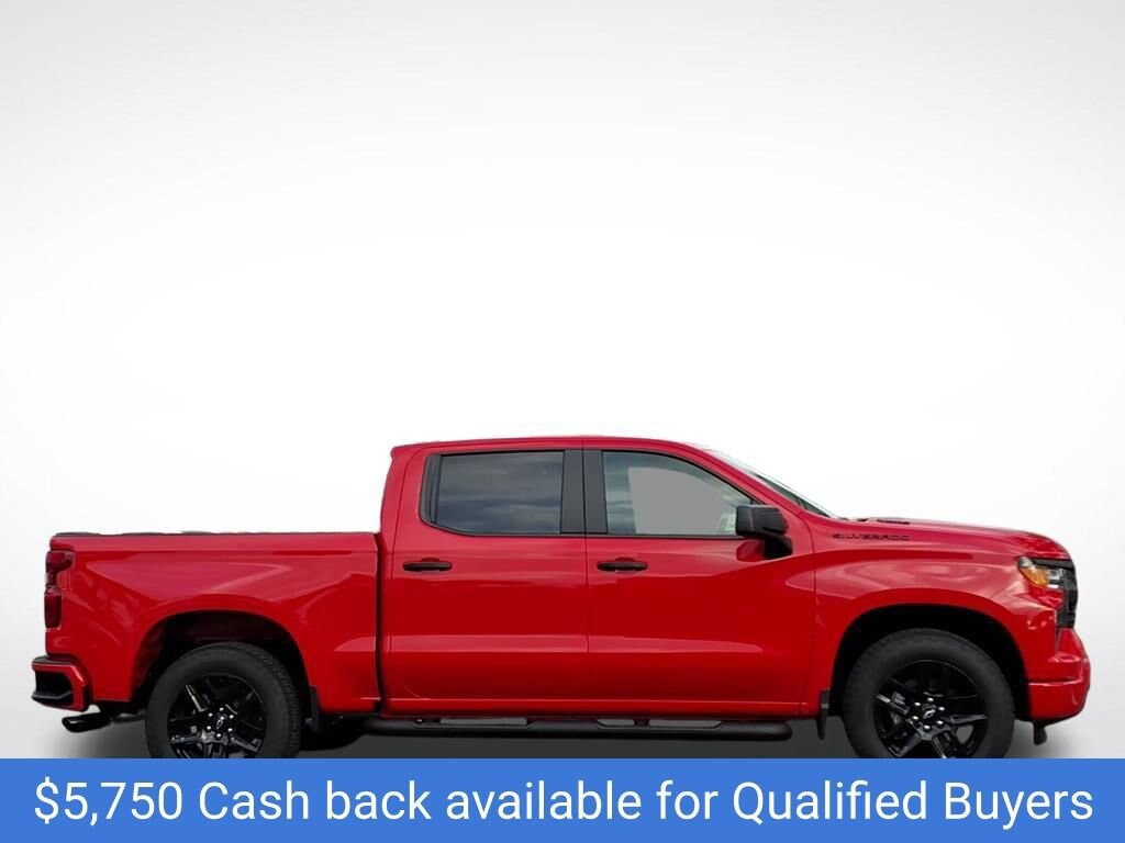 New 2026 Chevrolet Silverado 1500 Custom w/ Turbomax Blackout Package RWD video 2