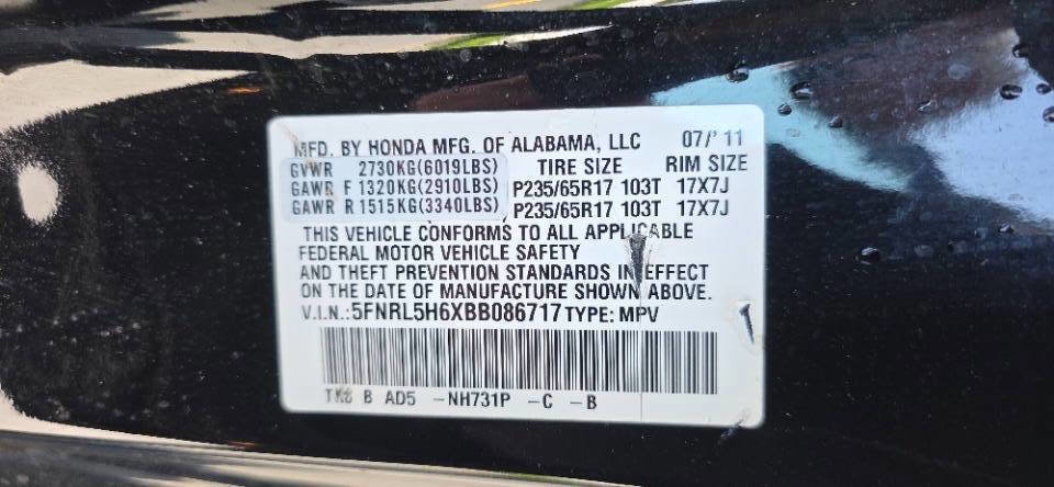 Used 2011 Honda Odyssey EX-L image 10