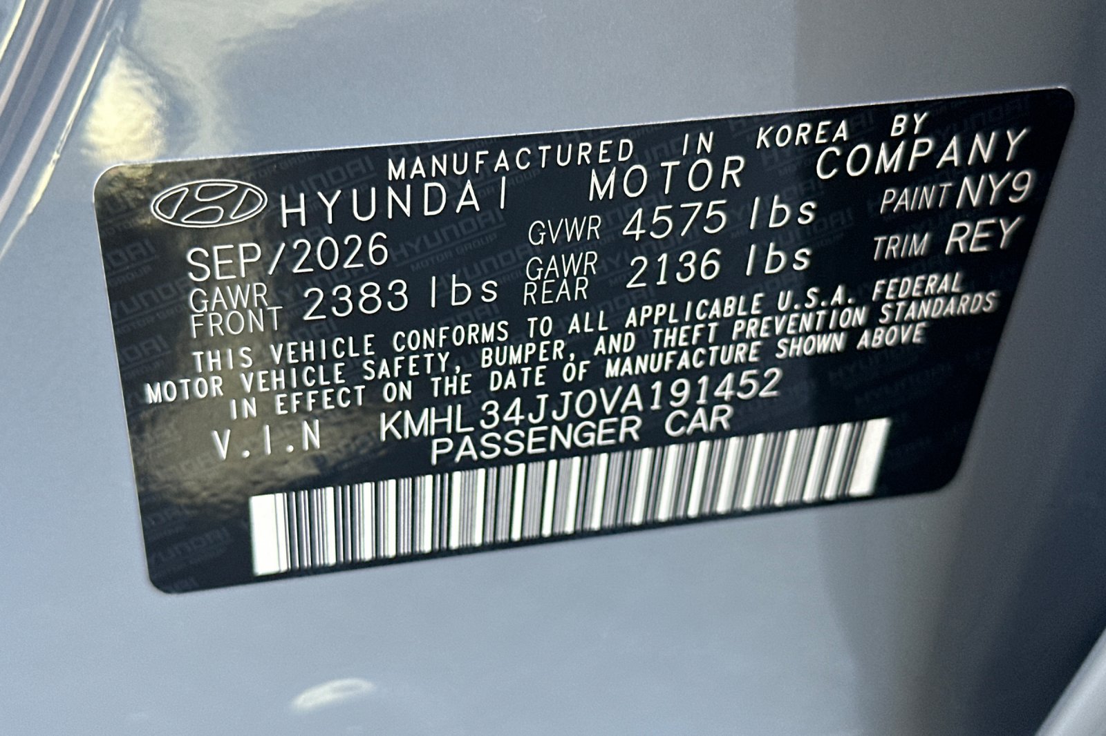 New 2027 Hyundai Sonata SEL FWD image 25