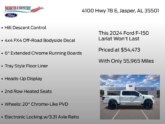 Used 2024 Ford F150 Lariat w/ Equipment Group 502A High AWD/4WD image 24