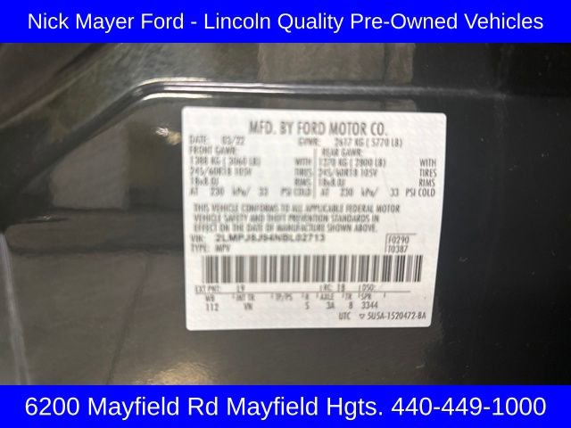 Used 2022 Lincoln Nautilus AWD image 30