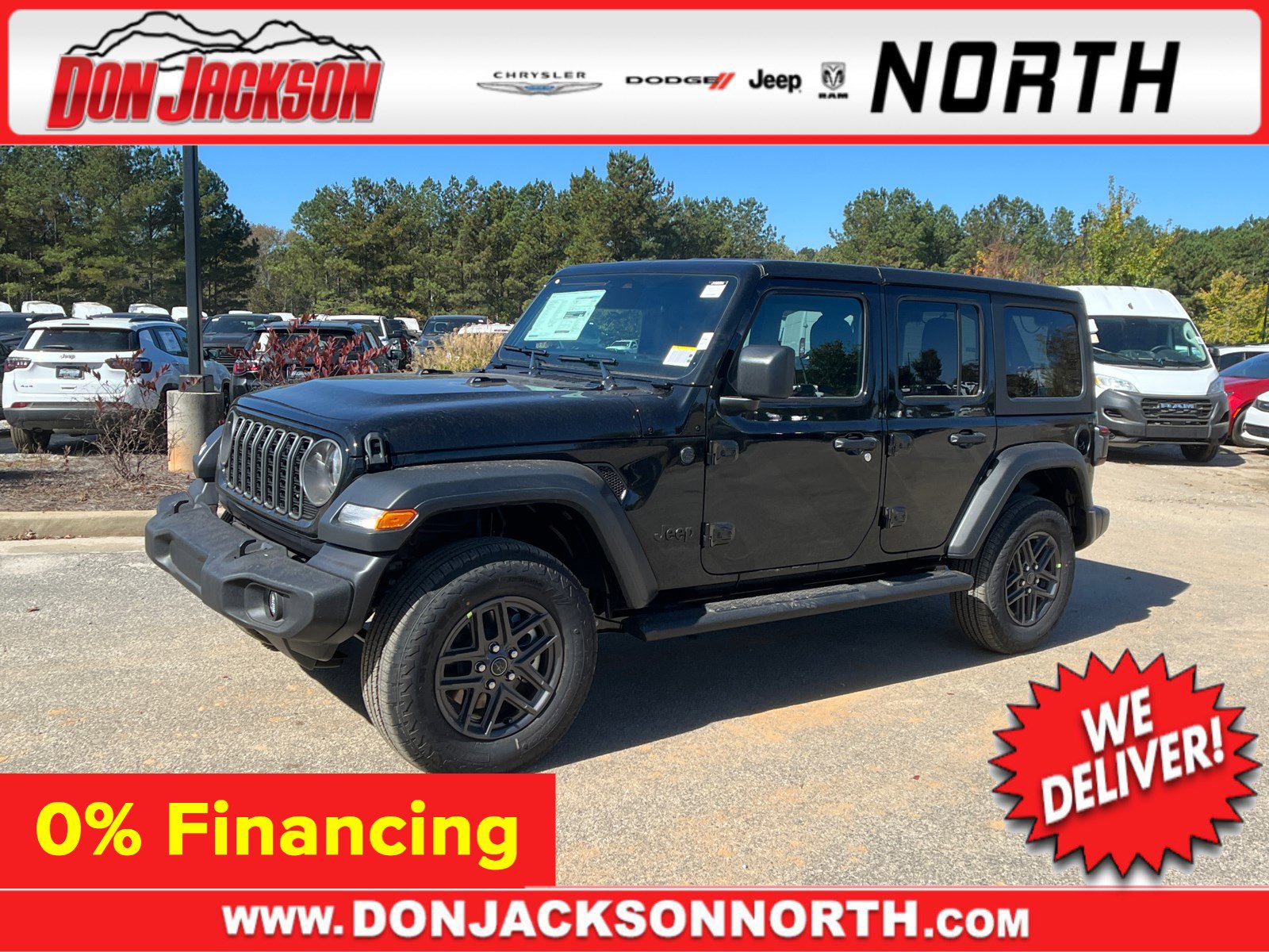 New 2026 Jeep Wrangler Sport S AWD/4WD image 1