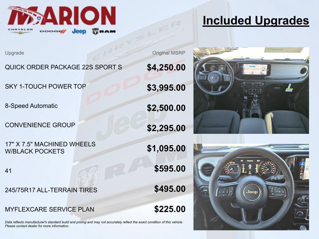 New 2026 Jeep Wrangler Unlimited Sport AWD/4WD image 9