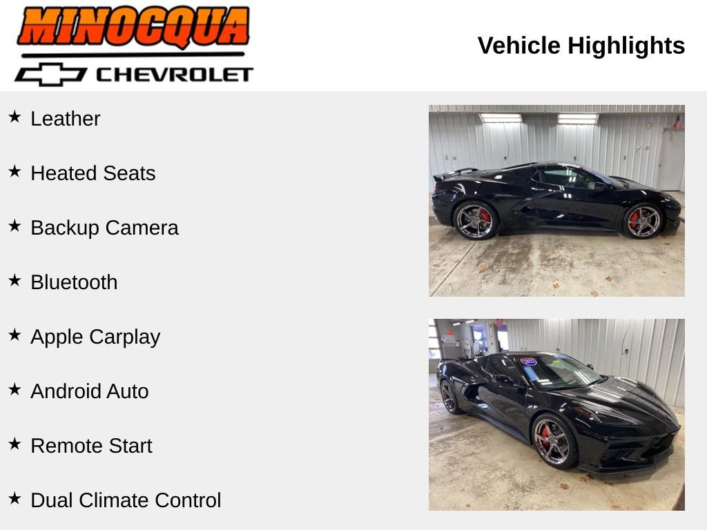 Certified 2022 Chevrolet Corvette Stingray Premium Conv w/ Z51 Performance Package RWD image 6