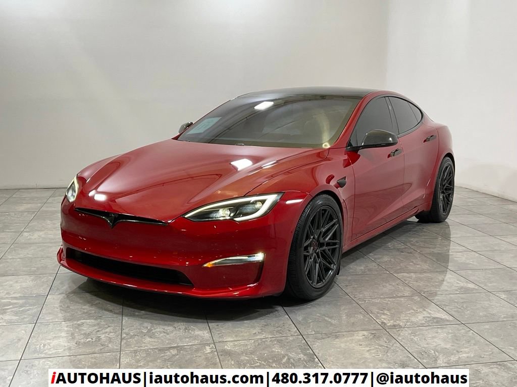 Used 2022 Tesla Model S Plaid AWD/4WD image 3