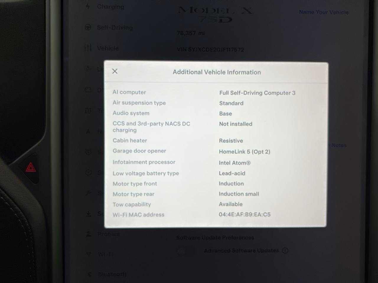 Used 2018 Tesla Model X 75D AWD/4WD image 26