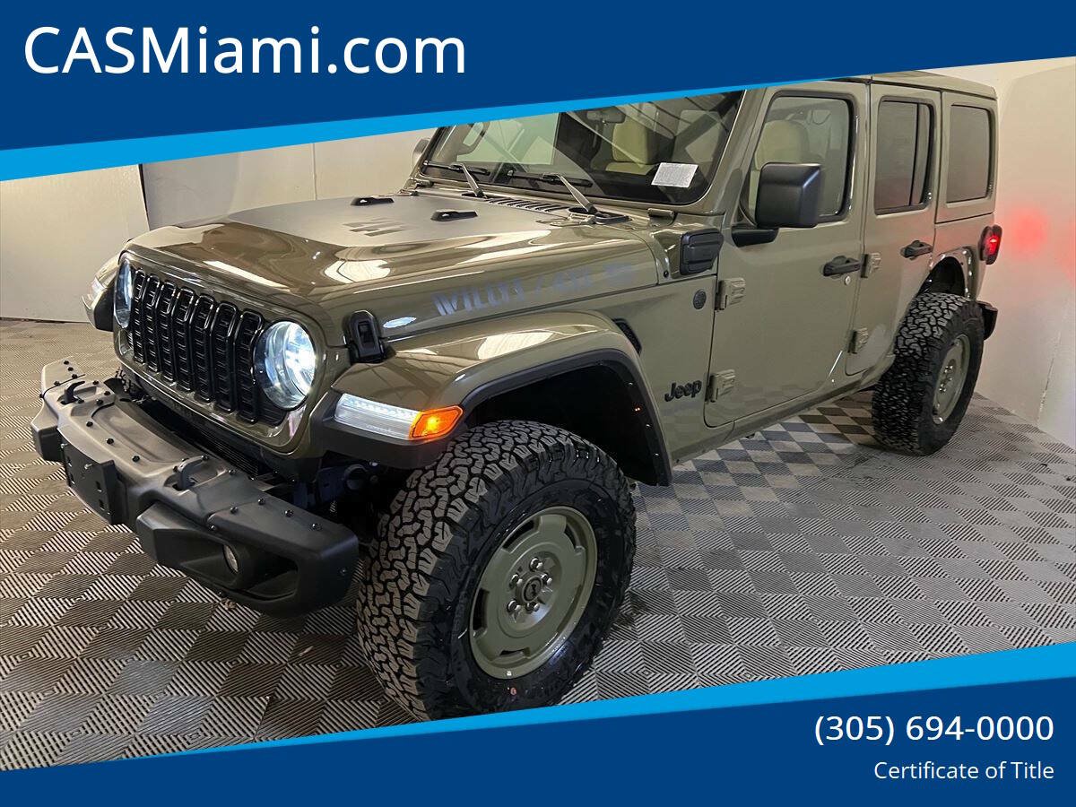 Used 2025 Jeep Wrangler Unlimited Sport S 4xe AWD/4WD image 1