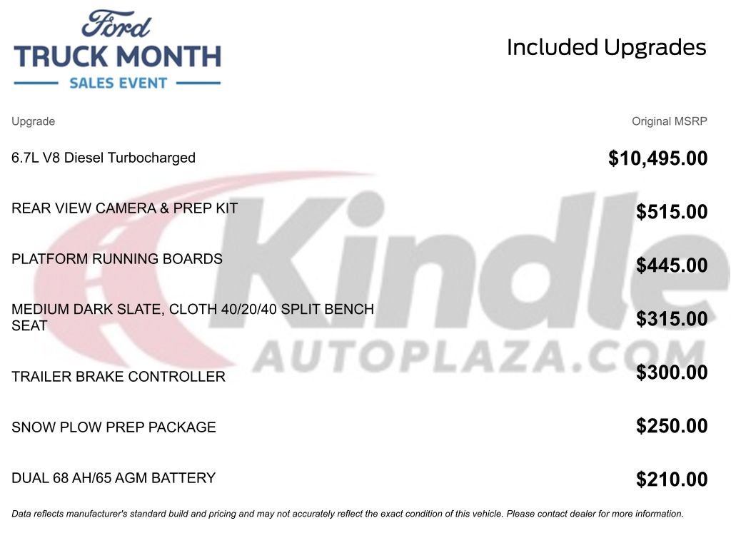 New 2025 Ford F350 XL w/ Snow Plow Prep Package image 3