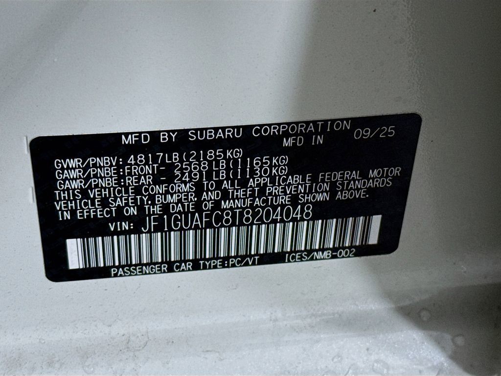 New 2026 Subaru Impreza 2.0i Sport image 37