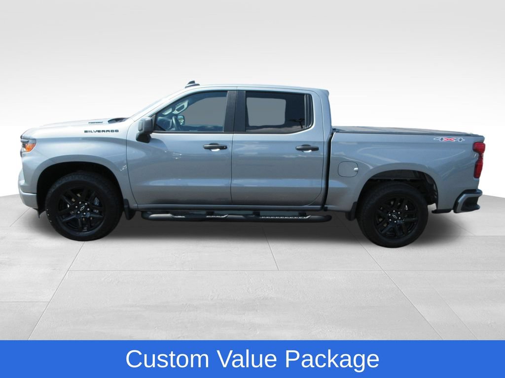 Certified 2026 Chevrolet Silverado 1500 Custom w/ Turbomax Blackout Package AWD/4WD image 2