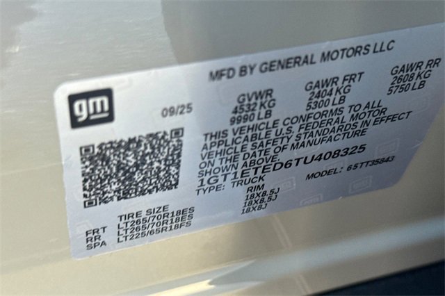 New 2026 GMC Sierra EV Elevation w/ Premium Package image 33