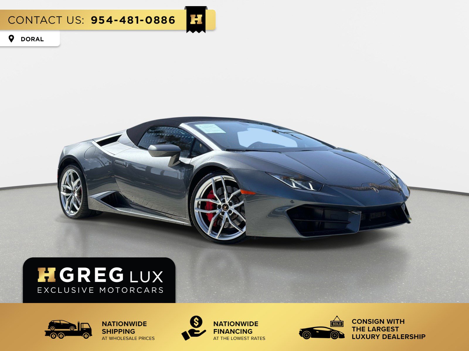 Used 2018 Lamborghini Huracan LP 580-2