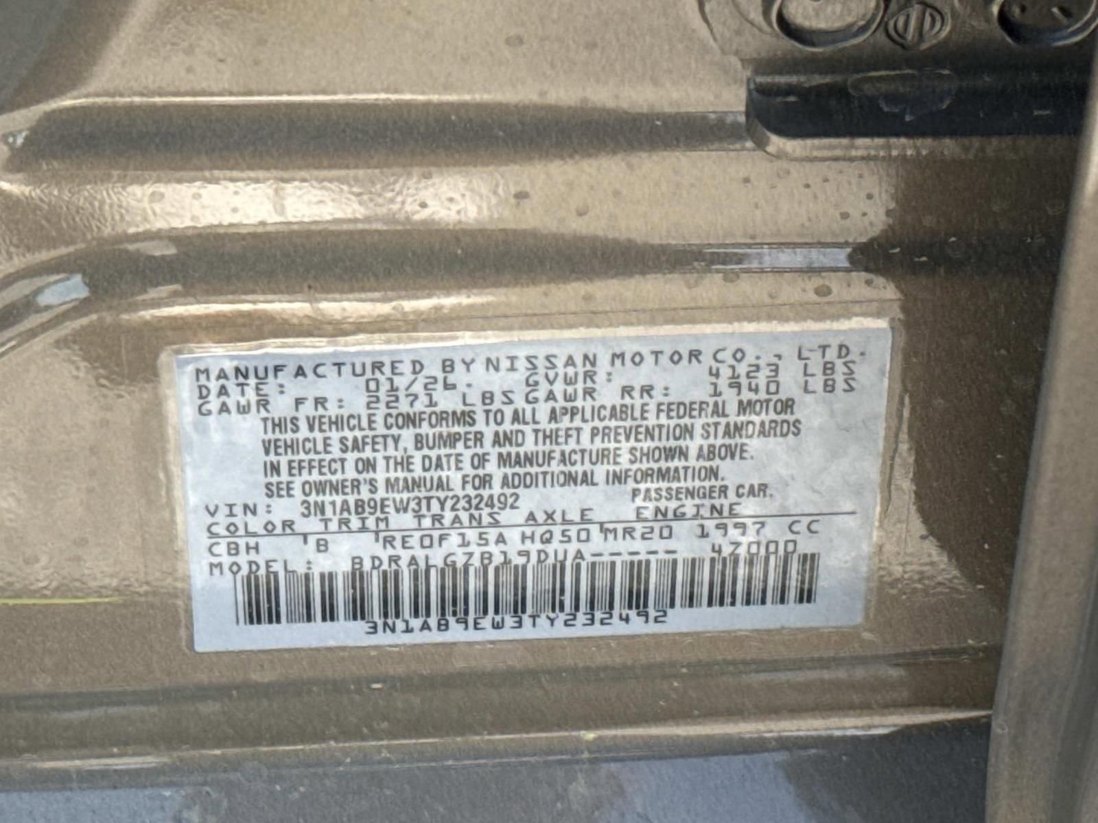 New 2026 Nissan Sentra SL w/ Floor Mat Package FWD image 30