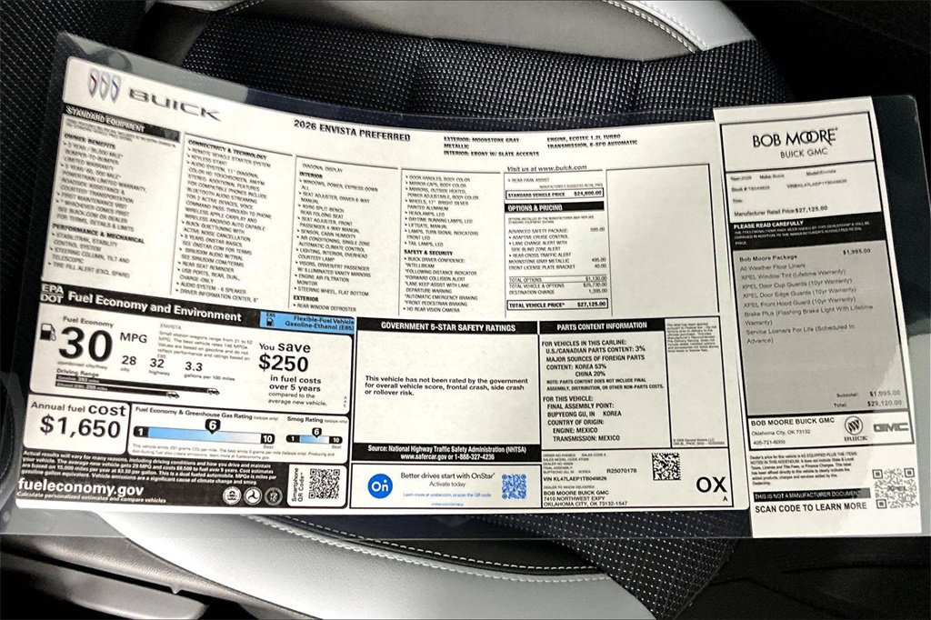 New 2026 Buick Envista Preferred w/ Advanced Safety Package image 14