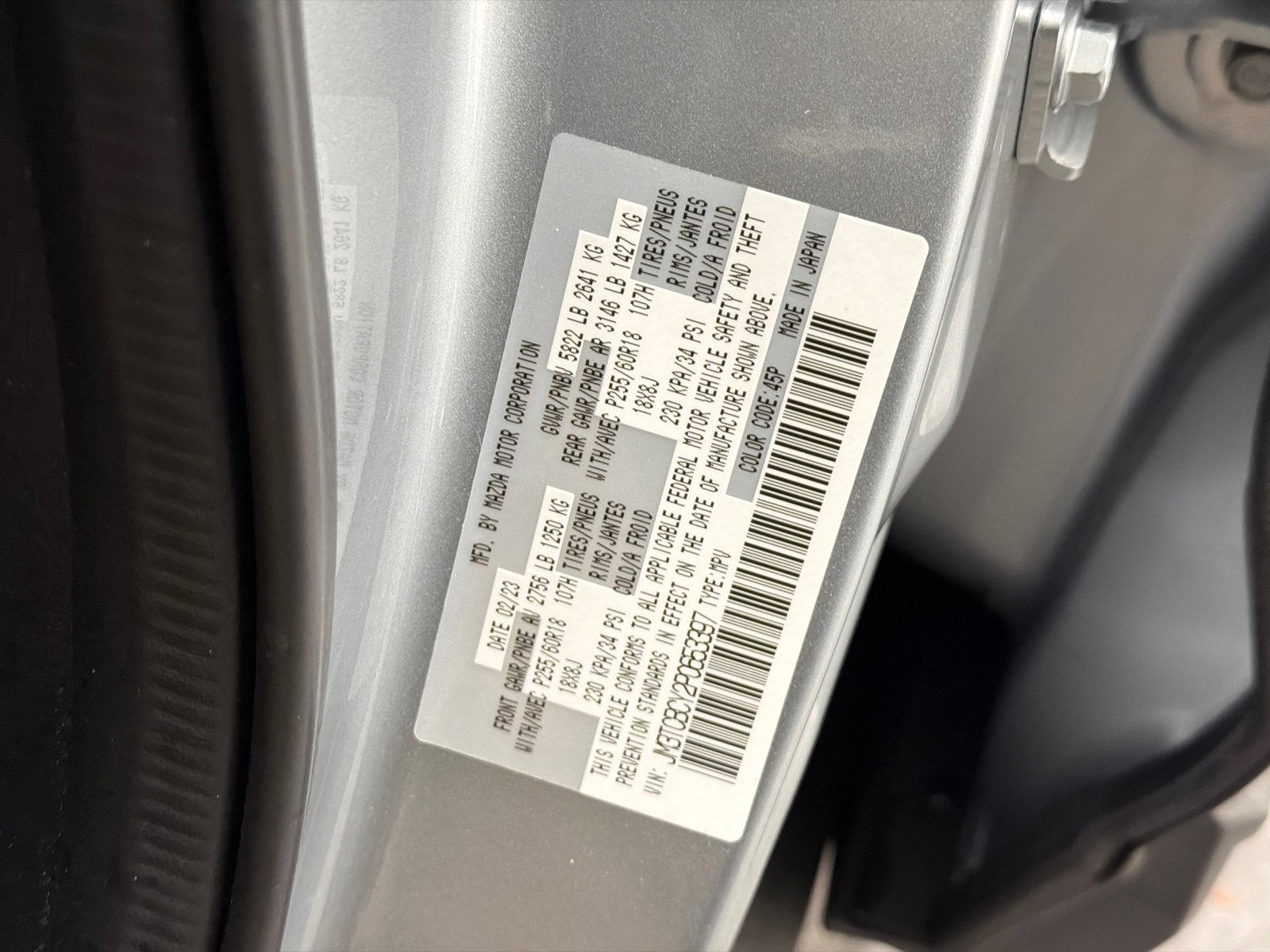 Used 2023 MAZDA CX-9 Touring image 36