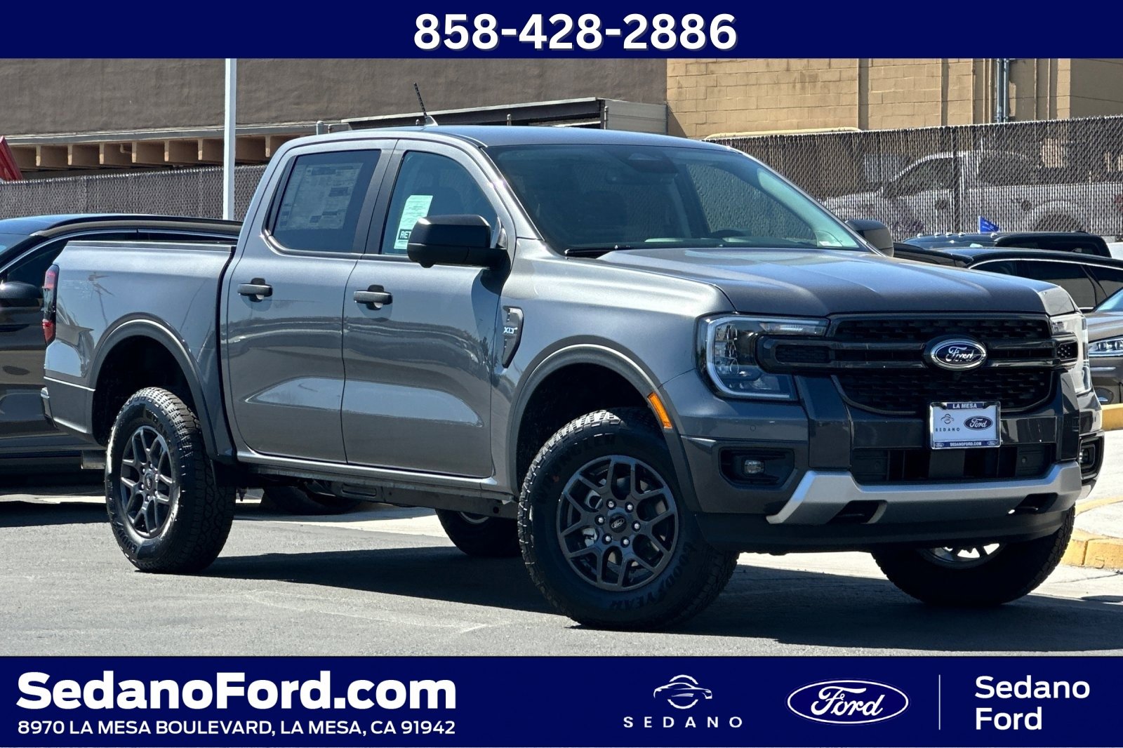 New 2025 Ford Ranger XLT w/ Equipment Group 301A High