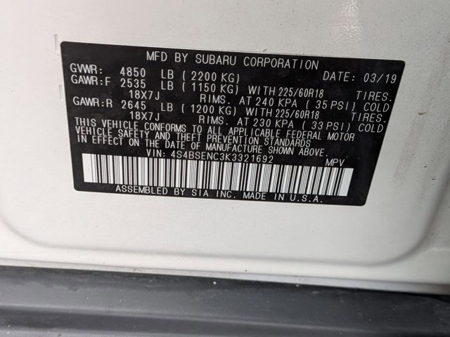 Used 2019 Subaru Outback 3.6R Limited w/ Popular Package #2 image 26