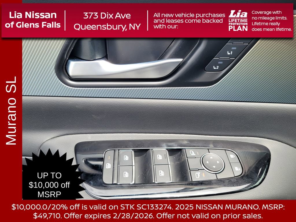 New 2025 Nissan Murano SL w/ Cargo Package image 13