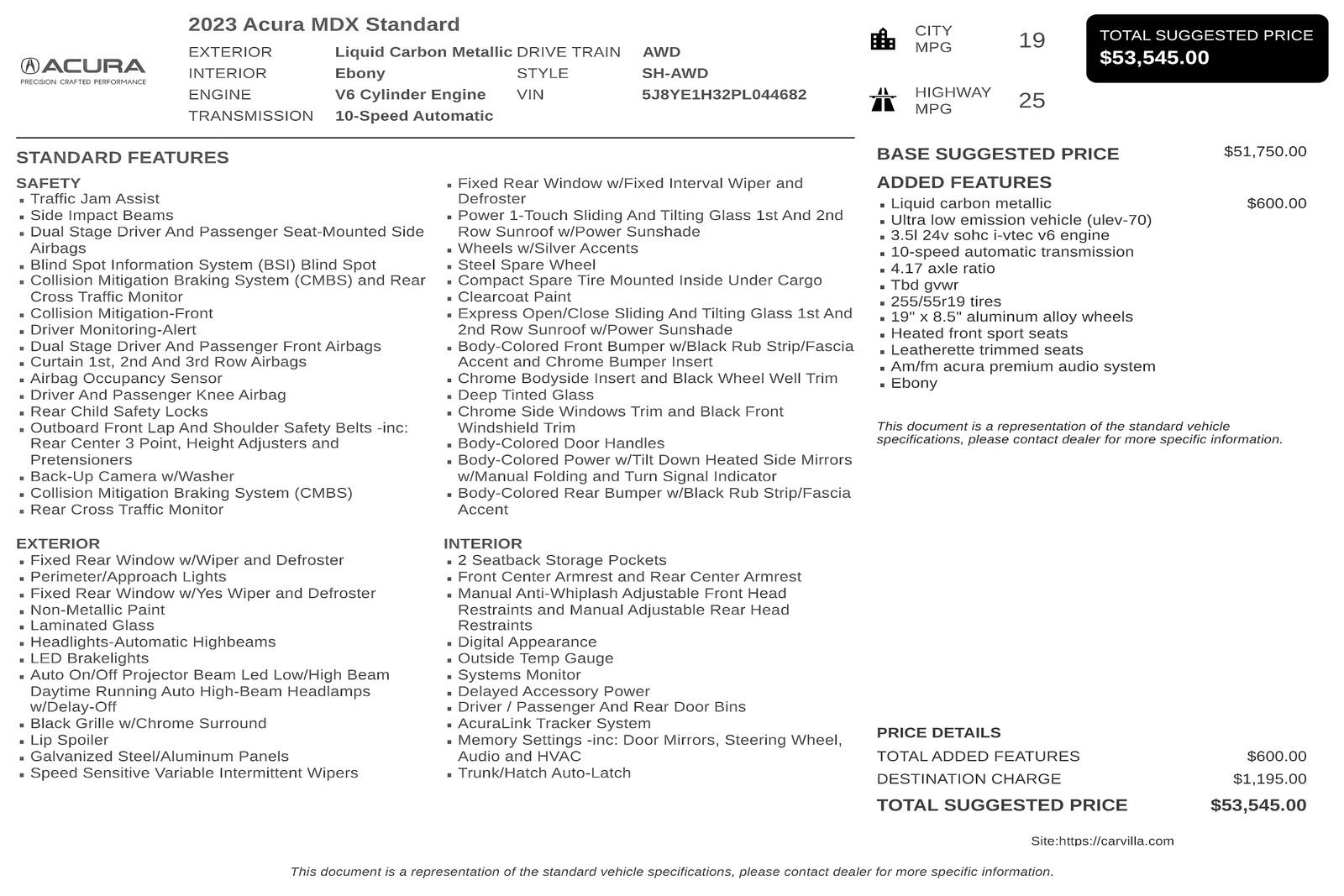 Used 2023 Acura MDX SH-AWD image 3