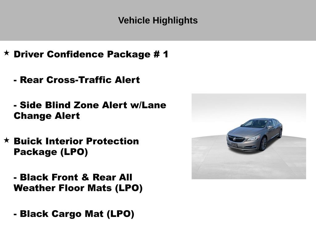 Used 2017 Buick LaCrosse Essence w/ Dynamic Driver Package FWD image 14