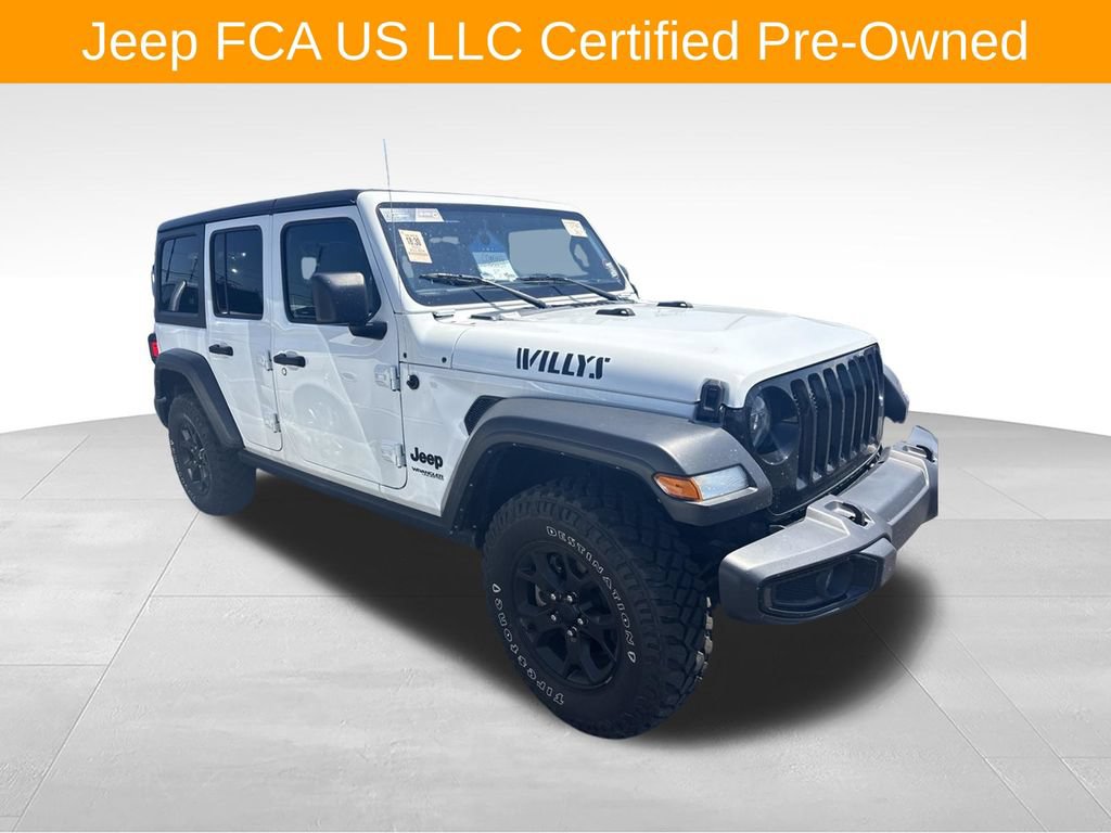 Used 2022 Jeep Wrangler Unlimited Sport AWD/4WD image 2