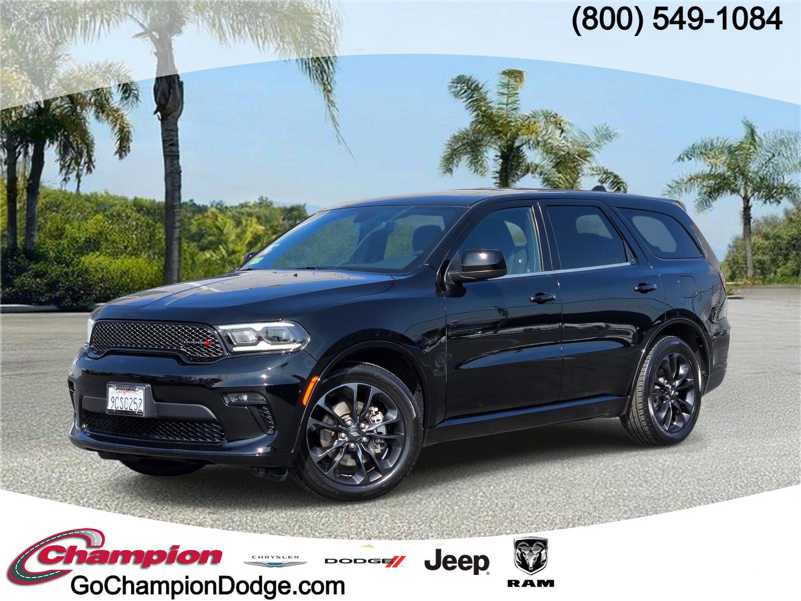 Certified 2022 Dodge Durango SXT w/ Blacktop Package image 1