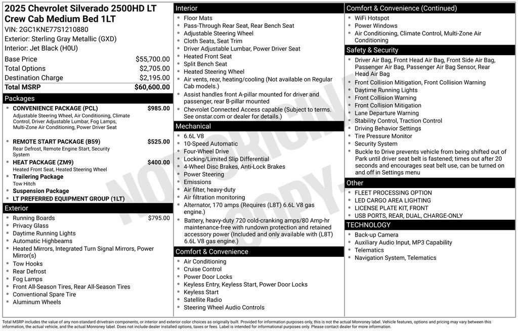 Used 2025 Chevrolet Silverado 2500 LT w/ Convenience Package AWD/4WD image 41