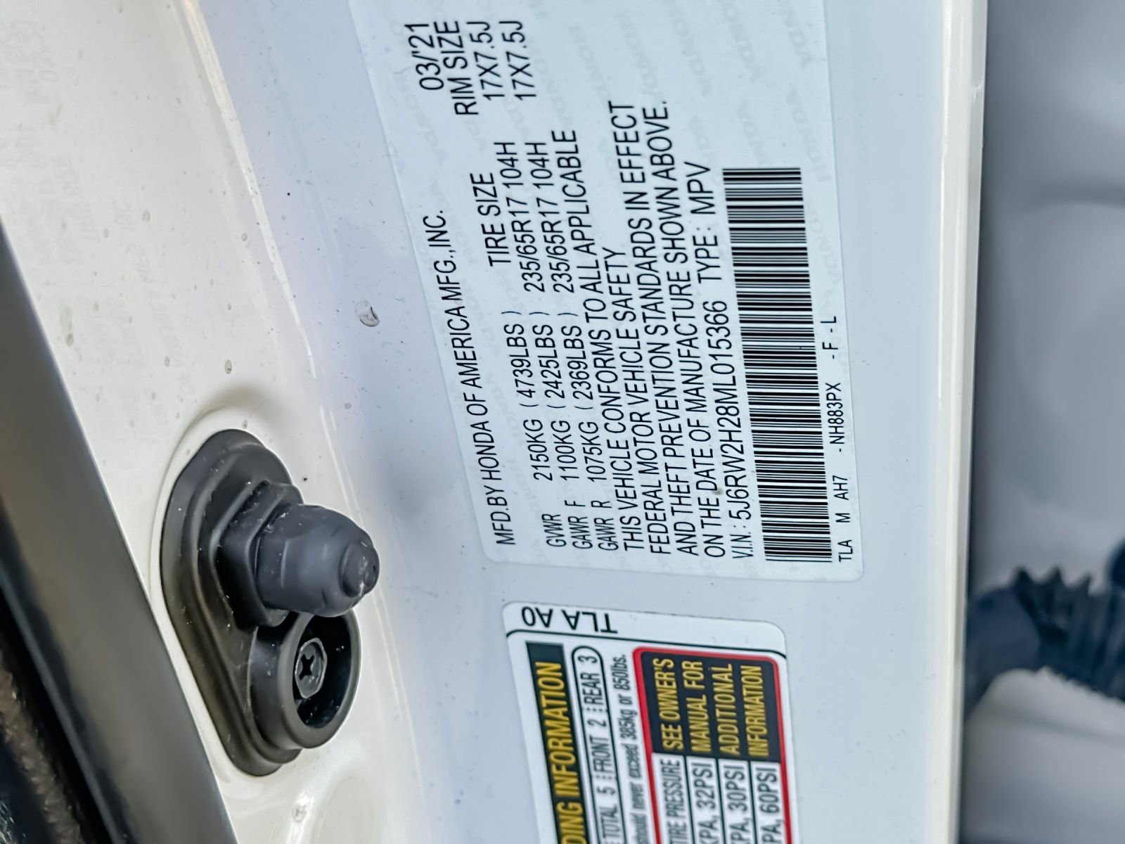 Used 2021 Honda CR-V LX image 26