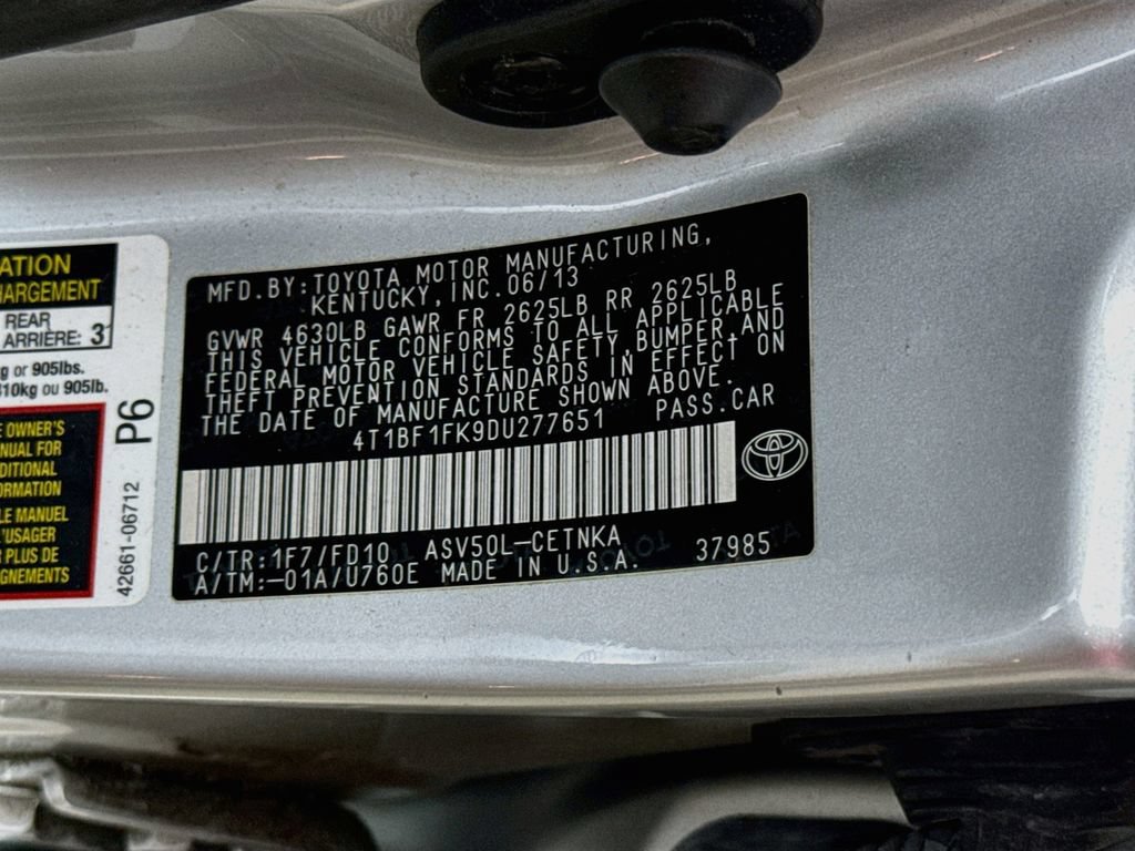 Used 2013 Toyota Camry LE FWD image 27