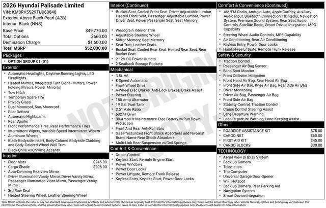 New 2026 Hyundai Palisade Limited FWD image 30