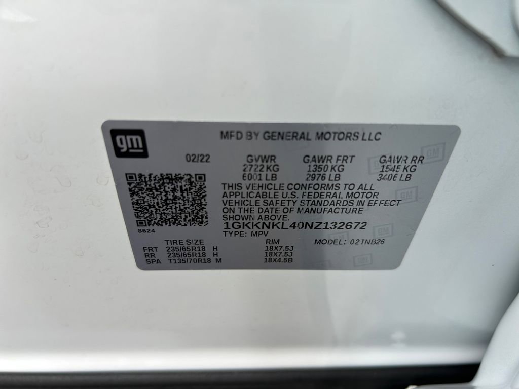 Used 2022 GMC Acadia SLE FWD image 36