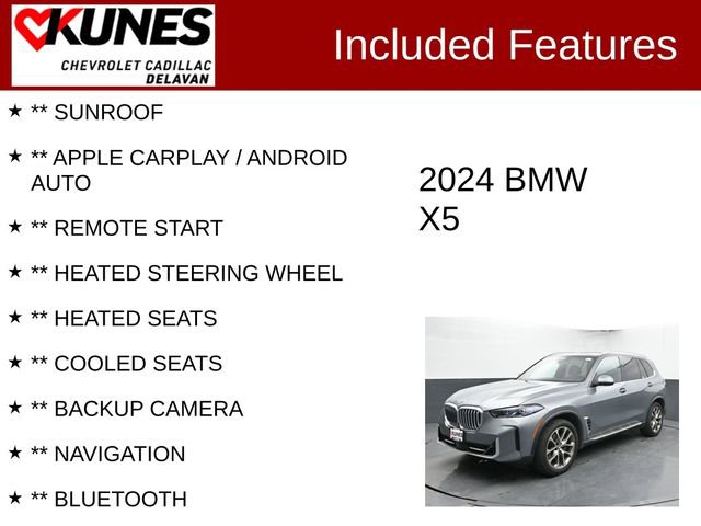 Used 2024 BMW X5 xDrive40i AWD/4WD image 3