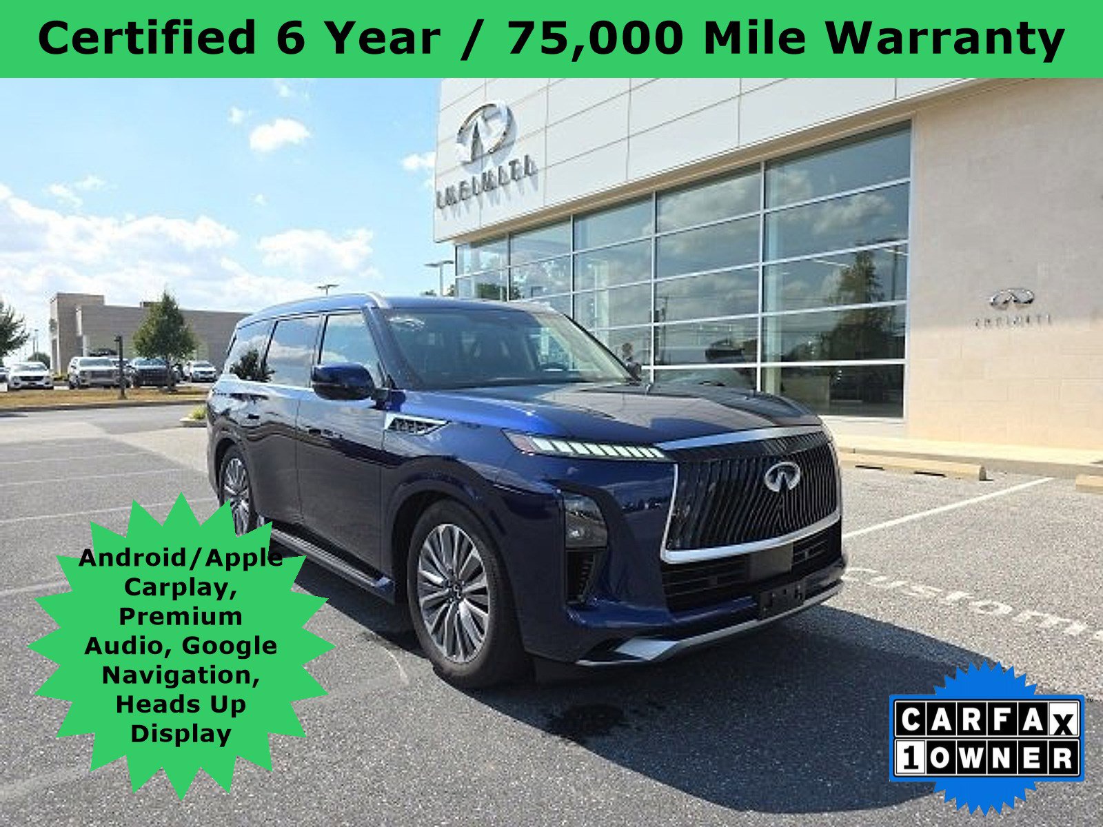 Certified 2025 INFINITI QX80 Sensory