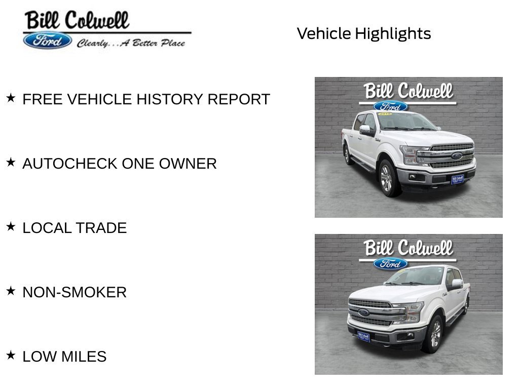 Certified 2019 Ford F150 Lariat w/ Equipment Group 502A Luxury AWD/4WD image 12