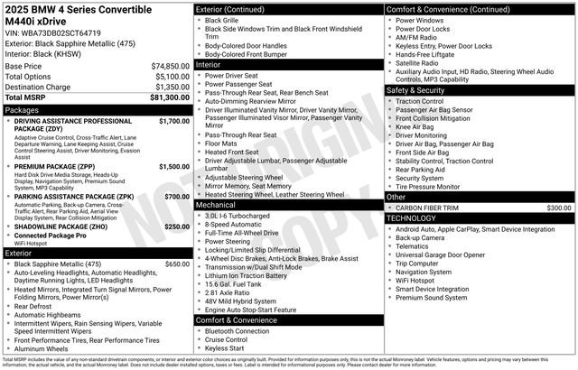 Used 2025 BMW 440i xDrive Convertible image 31