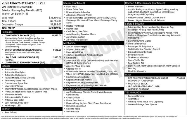 Used 2023 Chevrolet Blazer LT w/ Convenience Package FWD image 27