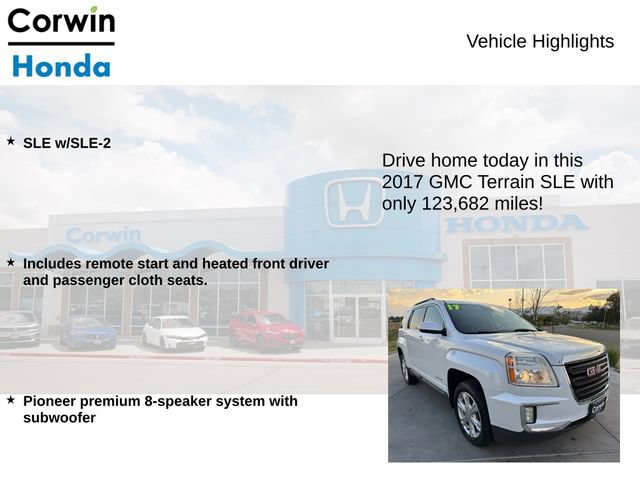 Used 2017 GMC Terrain SLE w/ Driver Alert Package I FWD image 7