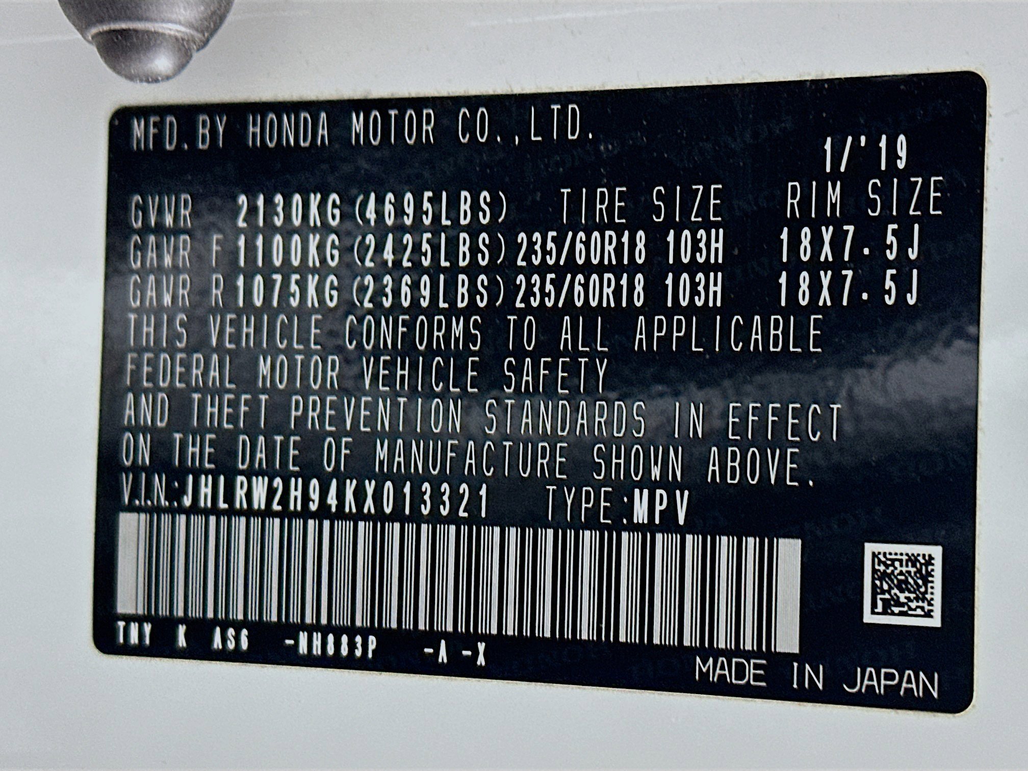 Used 2019 Honda CR-V Touring image 12