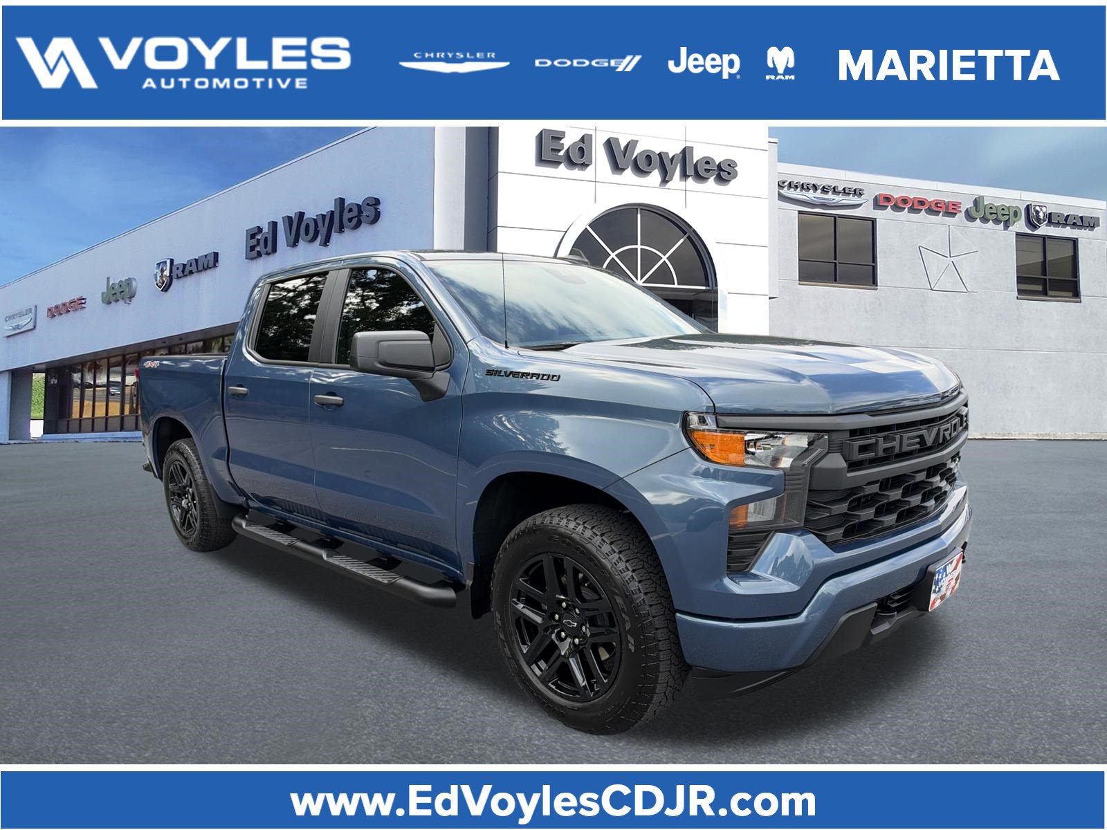 Used 2024 Chevrolet Silverado 1500 Custom w/ Turbomax Blackout Package