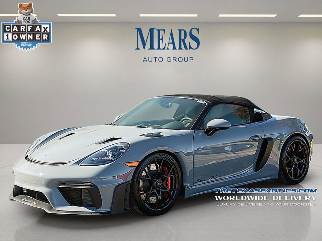 Used 2025 Porsche 718 Boxster Spyder RS w/ Light Design Package image 1