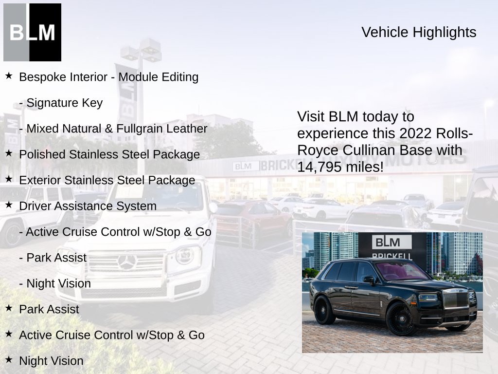 Used 2022 Rolls-Royce Cullinan AWD/4WD image 5