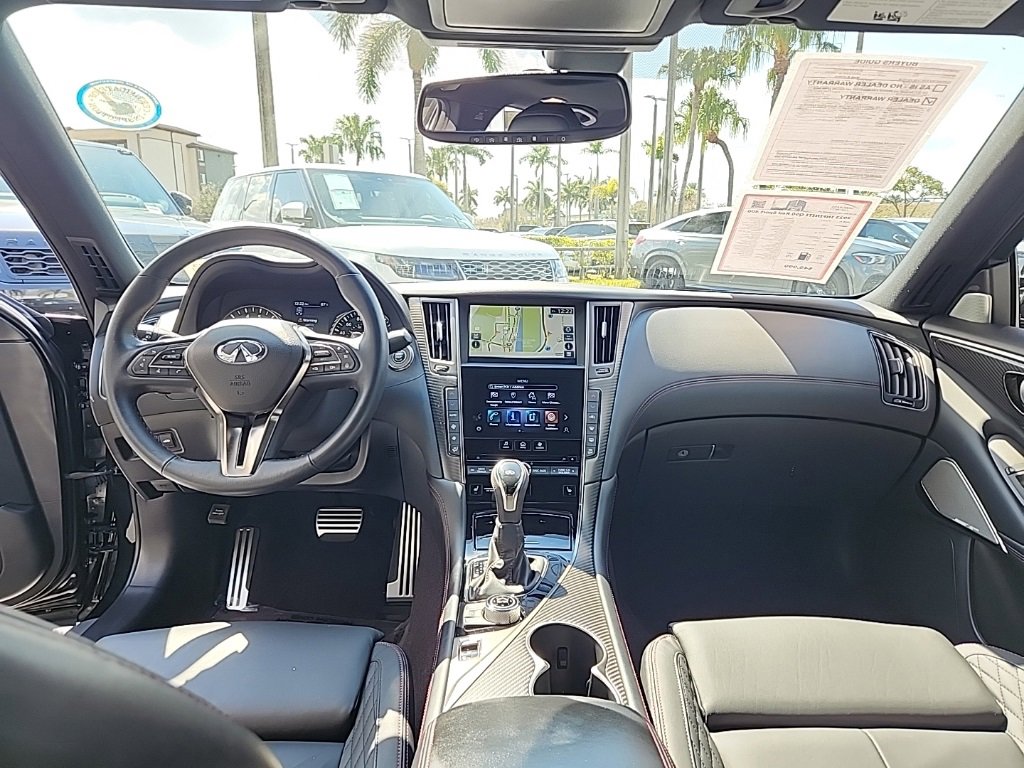 Used 2023 INFINITI Q50 Red Sport 400 w/ Black Opal Edition image 25