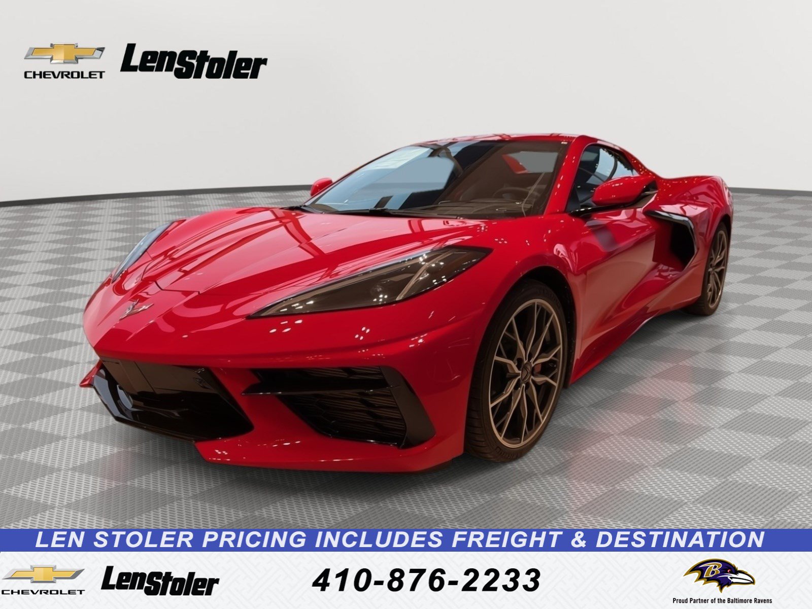New 2026 Chevrolet Corvette Stingray Preferred Conv w/ Chrome Exterior Badge Package RWD image 1