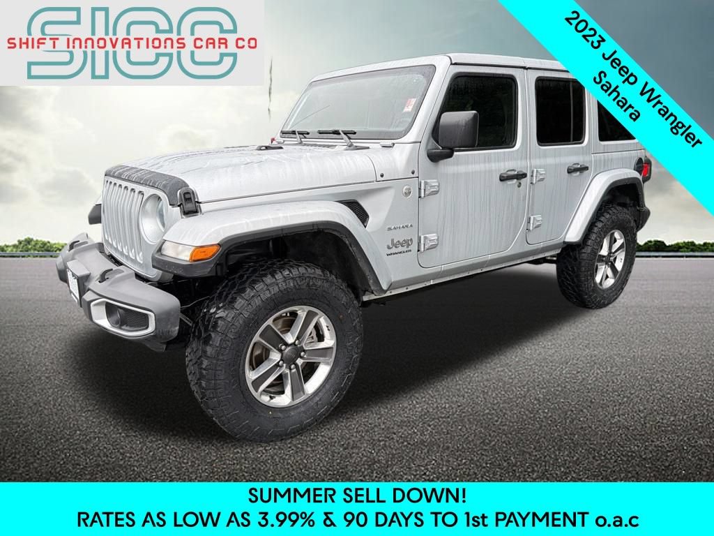 Used 2023 Jeep Wrangler Unlimited Sahara AWD/4WD image 1
