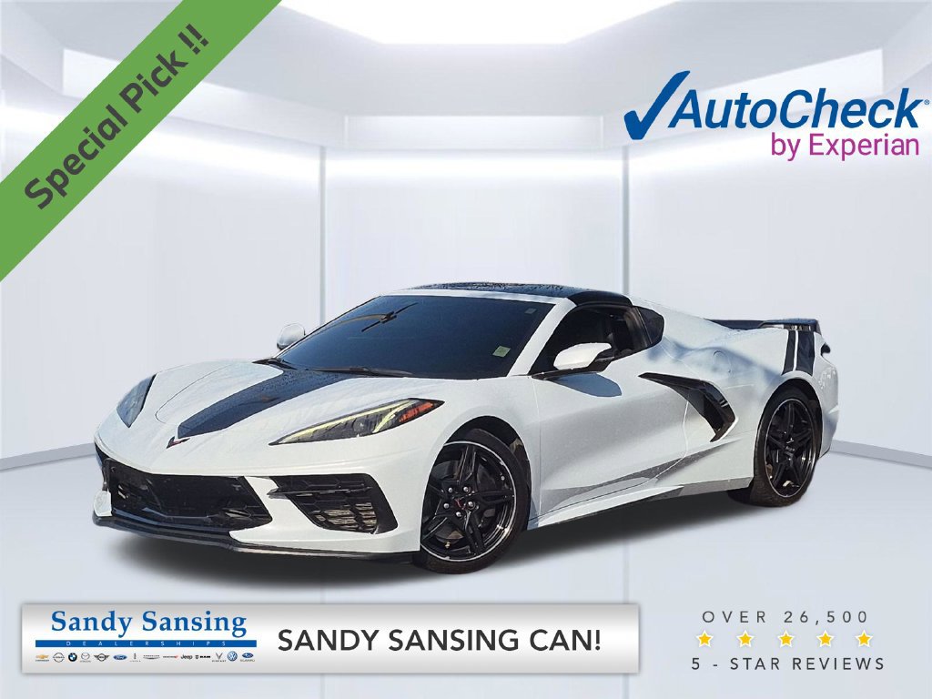 Used 2021 Chevrolet Corvette Stingray Preferred Cpe w/ Z51 Performance Package RWD image 1