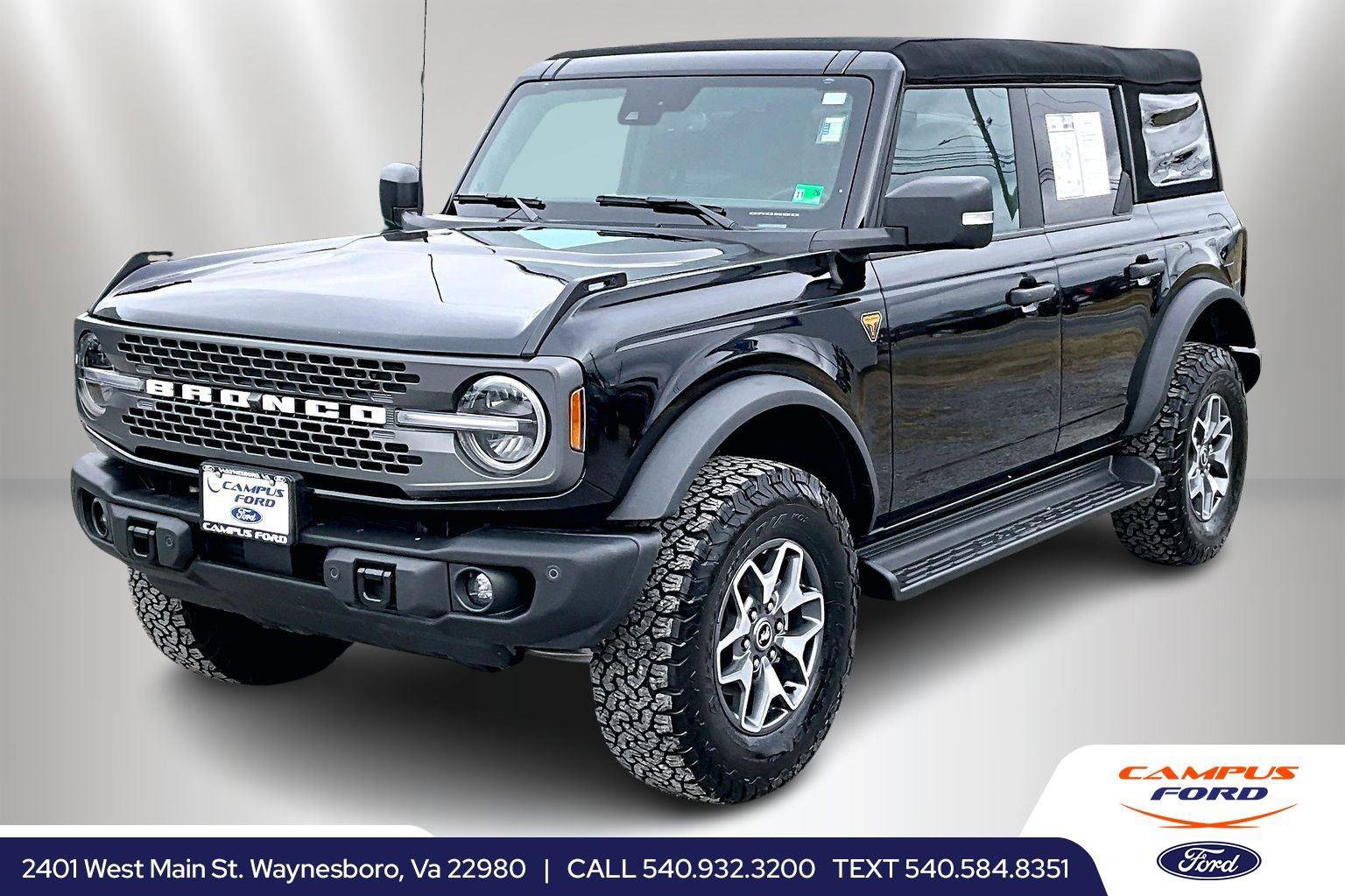 Certified 2023 Ford Bronco Badlands image 1